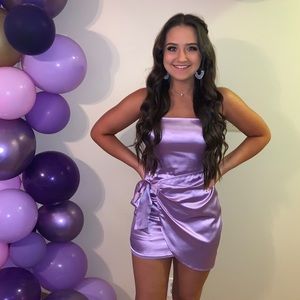 Lucy in the Sky Satin Dress